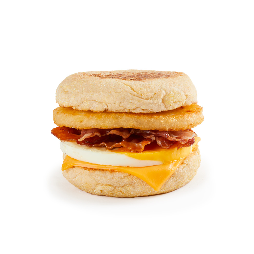 Bacon & Egg Muffin Stack