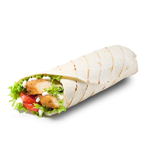 VLT Meatless Chicken Wrap