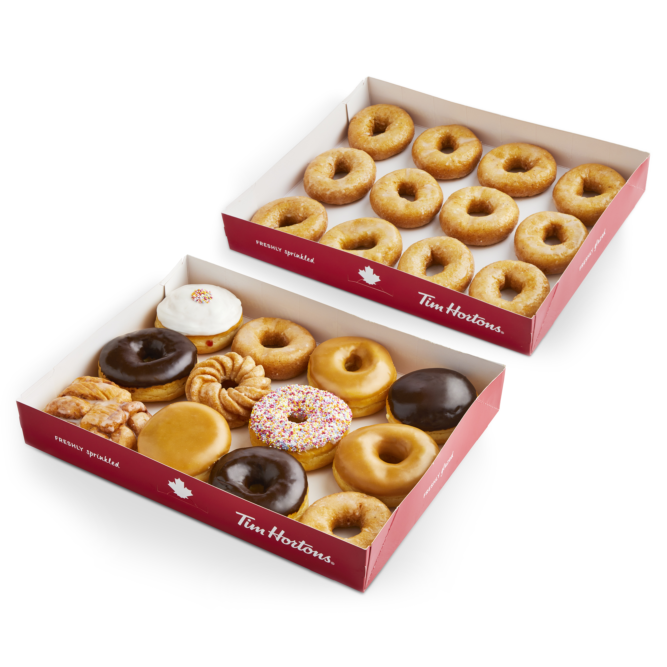 Tim Hortons on X: Today and tomorrow, we're giving out a free donut with  every mobile order that includes a drink! Reply with your favourite pair.  If you can't decide, tag us