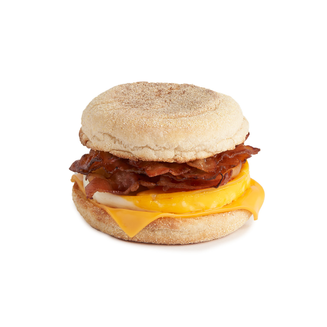 Double Bacon with Egg & Cheese Muffin
