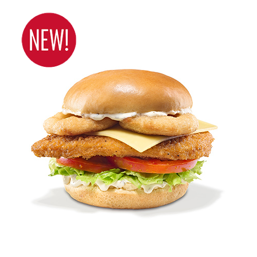Ranch Meatless Chicken Onion Ring Stack