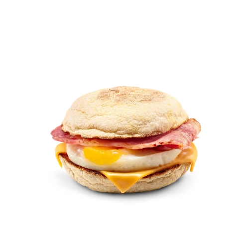 Bacon with Egg & Cheese Muffin