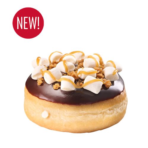 Caramel S'mores Deluxe Donut