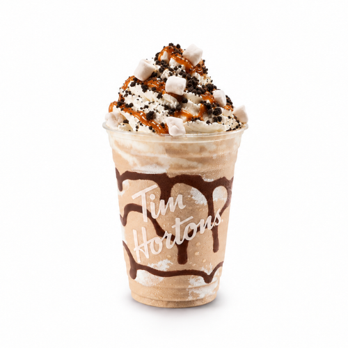 Maple Caramel S'mores Frappé