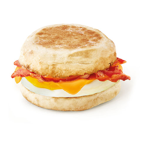 Bacon with Egg & Cheese Muffin
