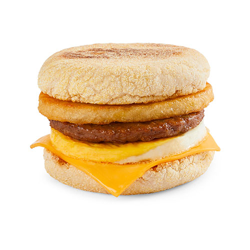 Sausage & Egg Muffin Stack