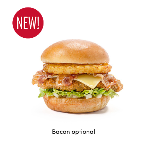 Hot Honey Crispy Chicken & Bacon Stack