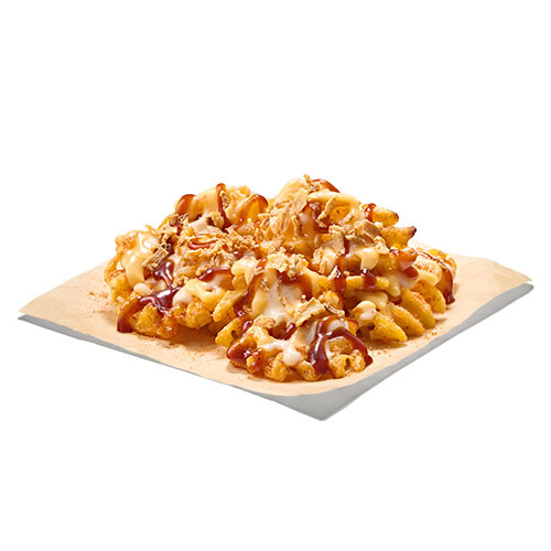 Maple BBQ Loaded Lattice Fries