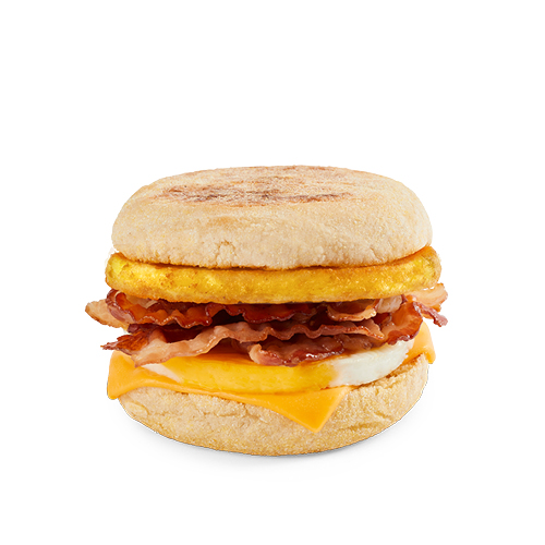 Bacon & Egg Muffin Stack