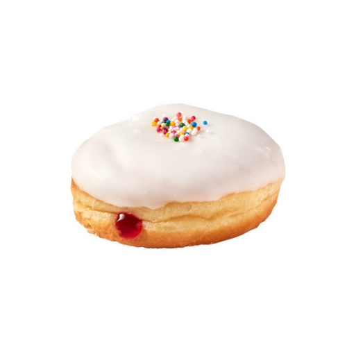Raspberry Vanilla Donut