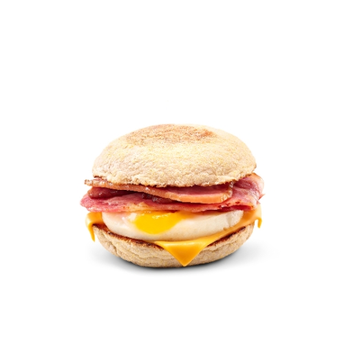 Double Bacon with Egg & Cheese Muffin