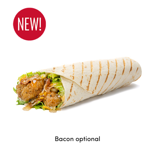 Hot Honey Crispy Chicken & Bacon Wrap