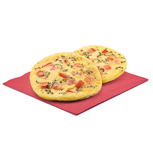 Two Omelettes with Tomato & Herb