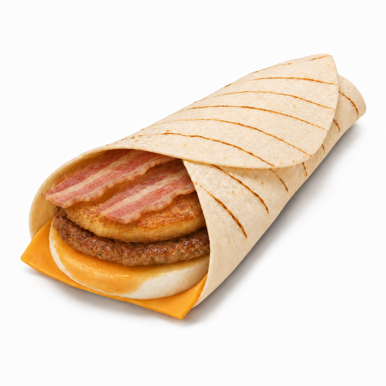 Big Breakfast Wrap (Streaky Bacon)